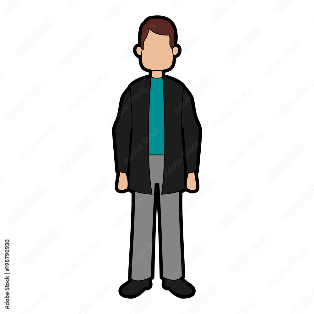 Doctor man cartoon vector illustration graphic design