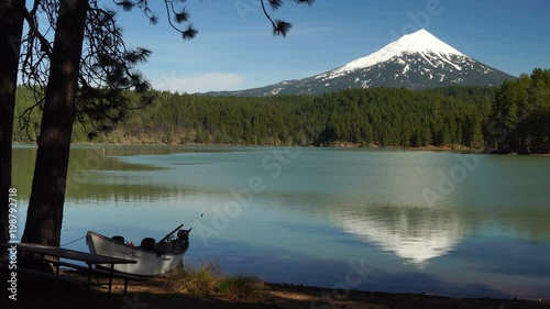 Relaxing Reflection Willow Lake Mt McLoughlin Oregon State Nature photo