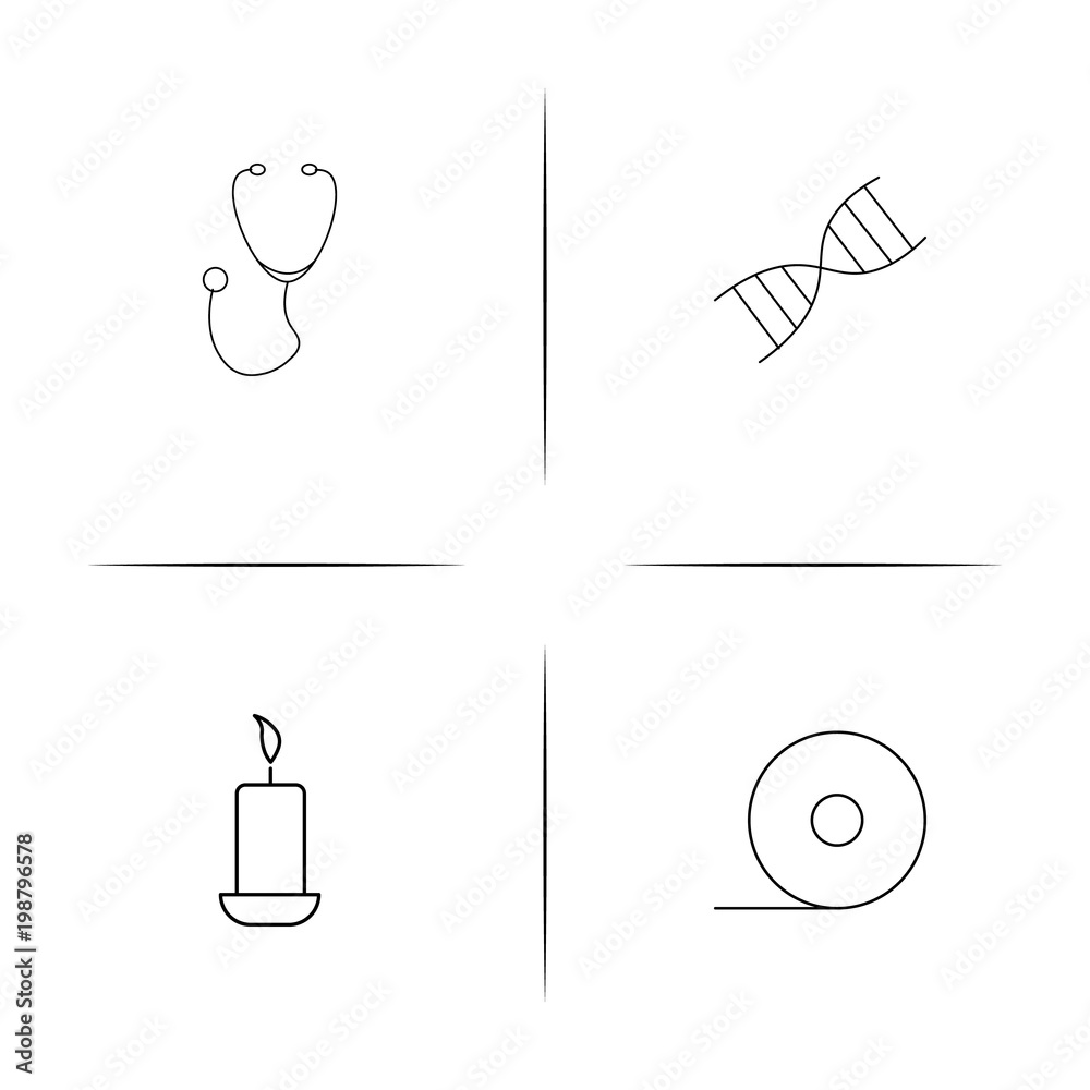 Healthcare And Medical simple linear icons set. Outlined vector icons Healthcare And Medical simple linear icons set. Outlined vector icons