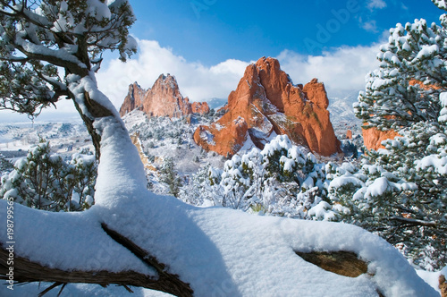 Winter Wonderland at the Garden of the Gods