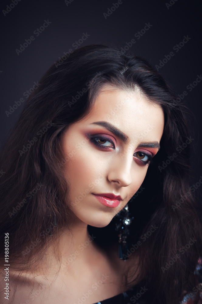 Young girl with beauty make up Young girl with beauty make up