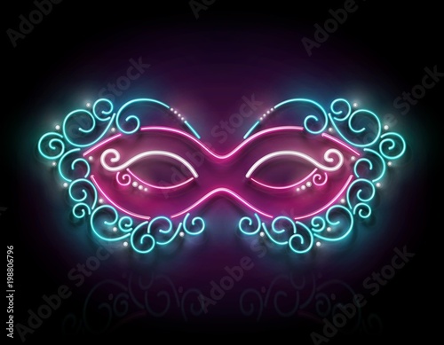 Mardi Gras Masquerade Mask