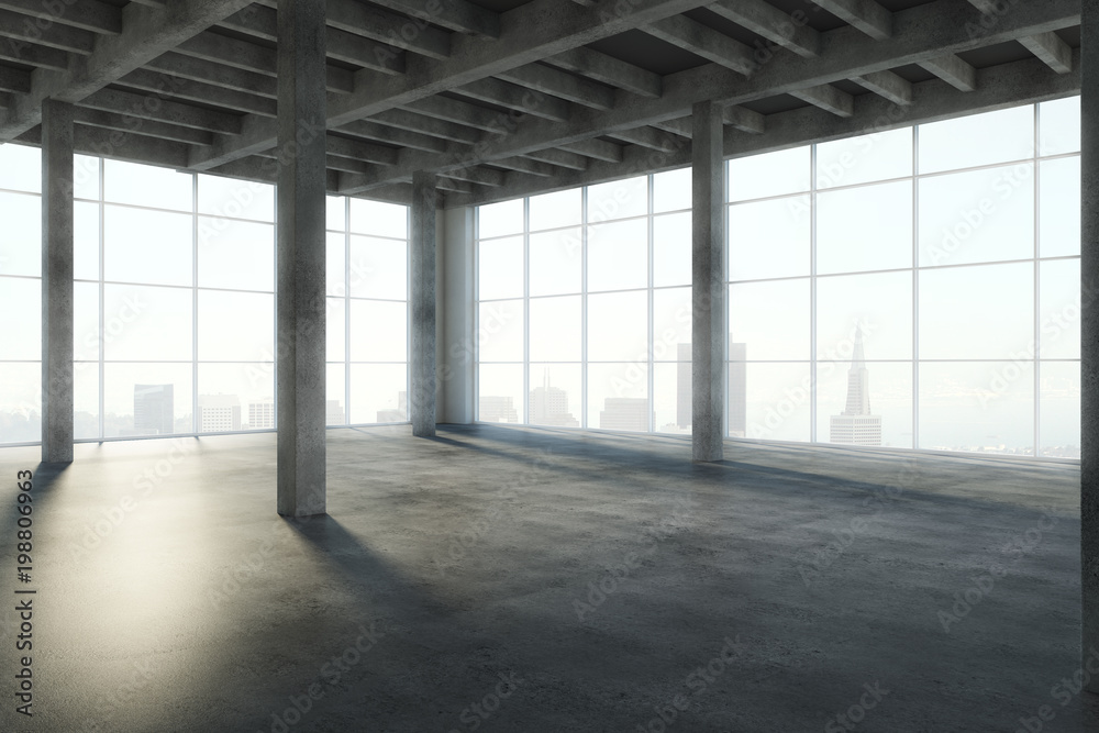 Contemporary concrete interior Contemporary concrete interior