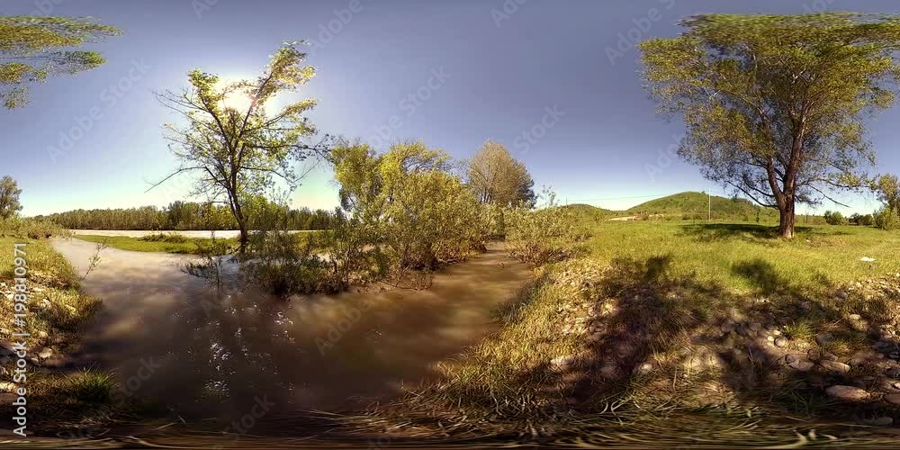 4K 360 VR Virtual Reality of a river flows over rocks in this beautiful scene in the Altay Russia mountains forest and meadow 4K 360 VR Virtual Reality of a river flows over rocks in this beautiful scene in the Altay Russia mountains forest and meadow