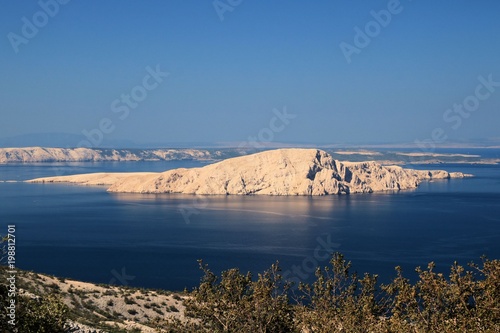 view on the islands in Croatia, Kvarner region