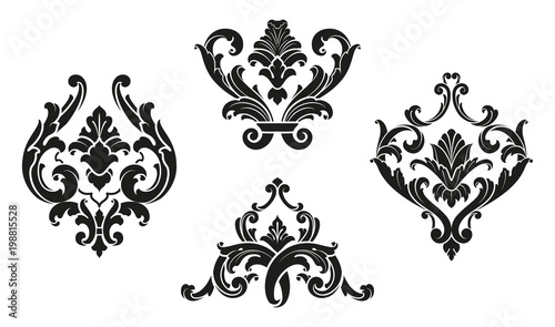 Luxurious High Quality Damask Elements