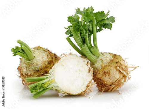 Celeriac, celery