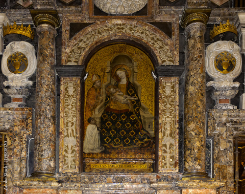 Interior Cathedral of Seville -- Cathedral of Saint Mary of the See  Andalusia  Spain