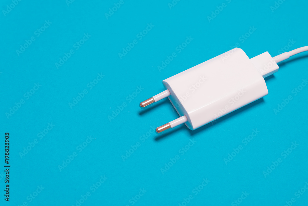 White charger with cable White charger with cable