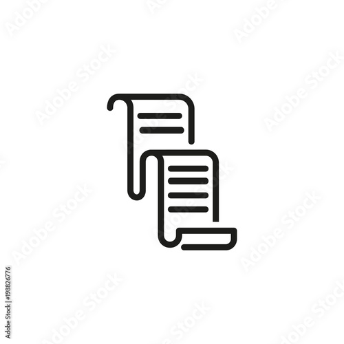 Document line icon