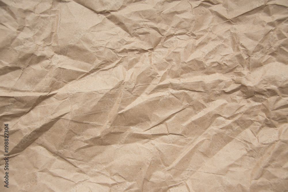 Fototapeta premium Crumpled paper for background usage