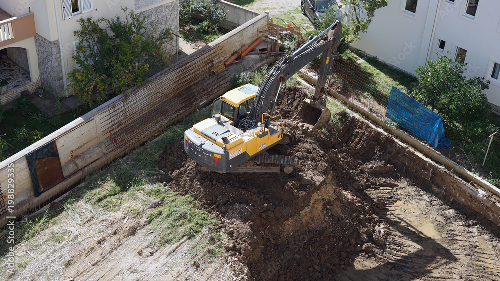 Fototapeta premium excavator