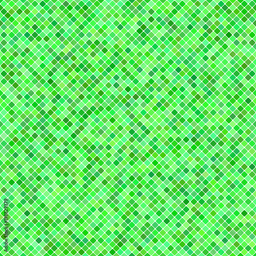 Green abstract seamless diagonal square pattern background design - vector graphic
