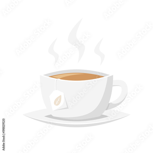 Cup of tea vector illustration