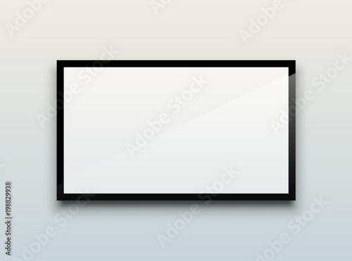 Blank tv screen