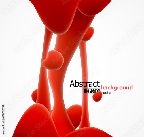 Abstract liquid background