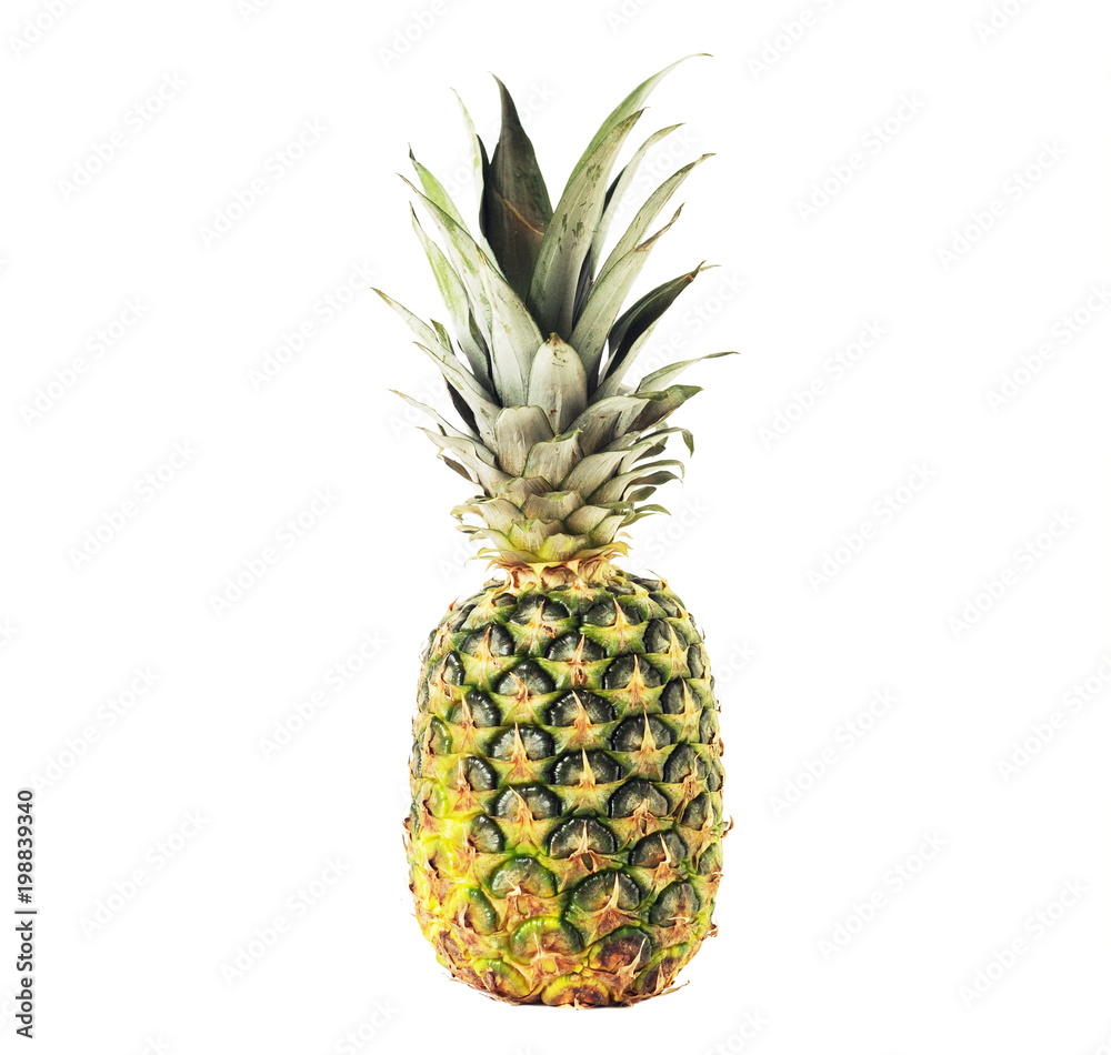 Fototapeta premium Pineapple on white background