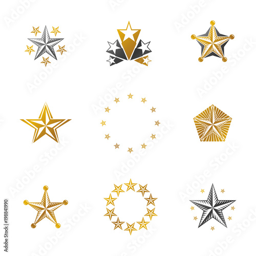 Ancient Stars emblems set. ...