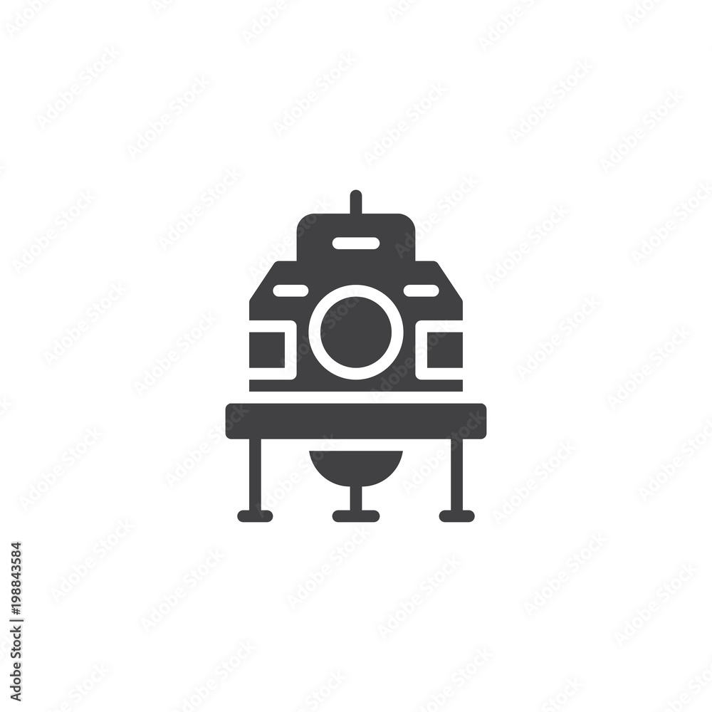 Fototapeta premium Spaceship vector icon. filled flat sign for mobile concept and web design. ufo simple solid icon. Symbol, logo illustration. Pixel perfect vector graphics