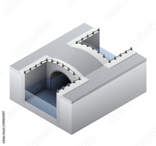 Isometric channel bridge