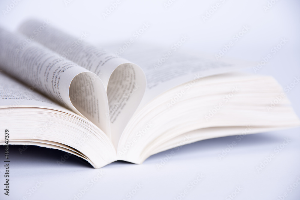 heart arranged from sheets on a white background heart arranged from sheets on a white background