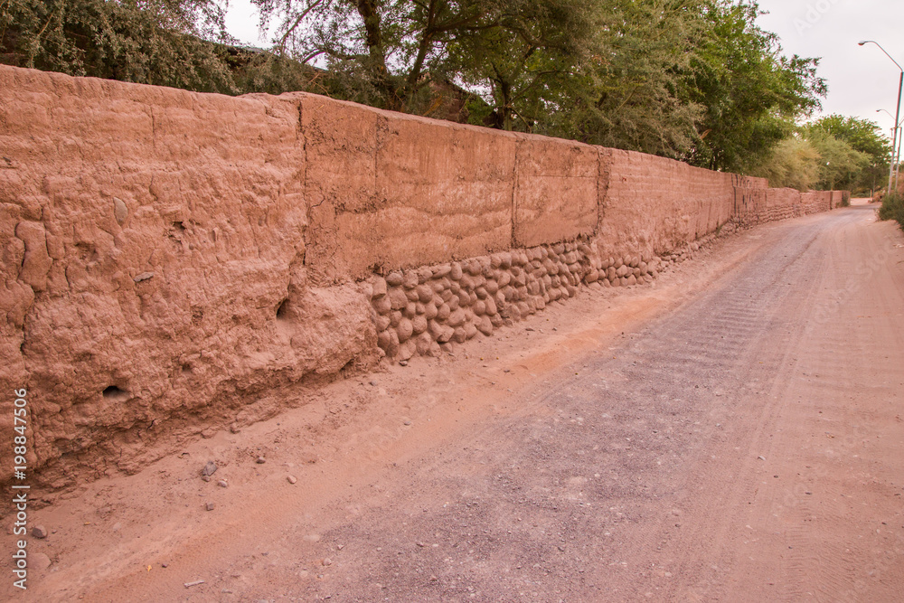 mur d'anciente de propriétée