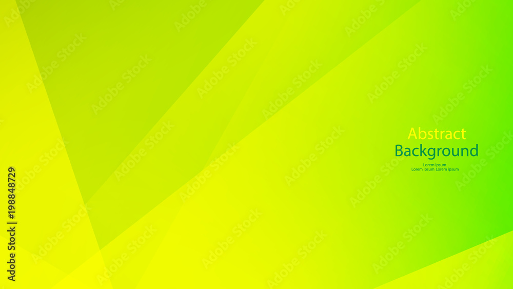 Green color and Yellow color background abstract art vector 
