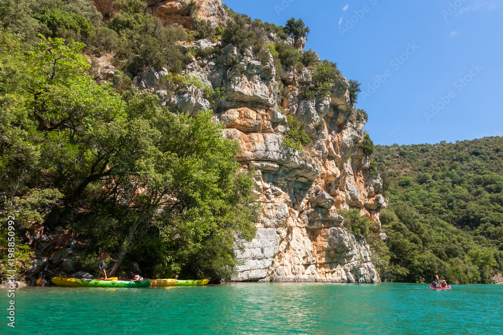 Fototapeta premium Gorge du Verdon canyon river in south of France