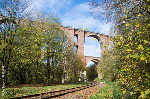 Elstertalbrücke, Sachsen, Deutschland