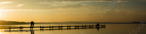 Sonnenuntergang am Steinhuder Meer, Deutschland