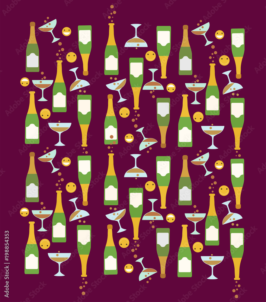 happy face icon party pattern theme happy face icon party pattern theme