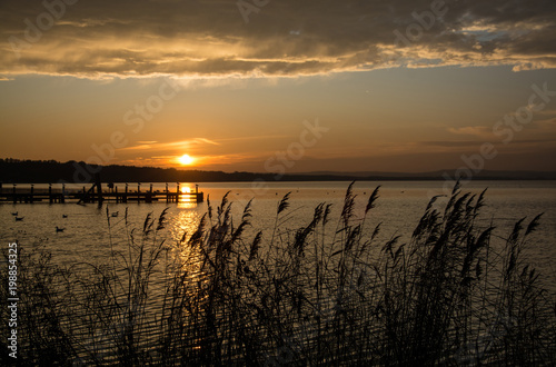 Sonnenuntergang am Steinhuder Meer  Deutschland