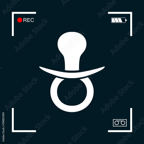  Baby pacifier icon