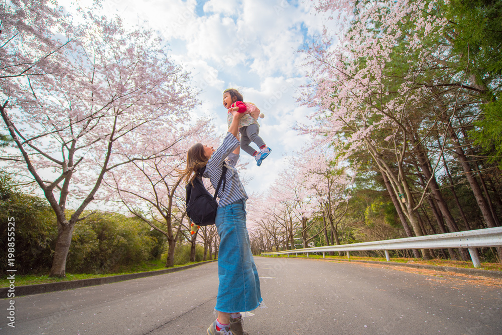 ・桜・散歩・赤ちゃん