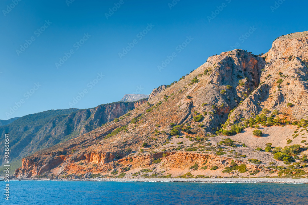 South coast of Crete near Agia Roumeli, Greece