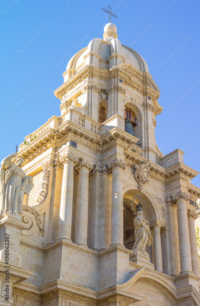 Fototapeta premium The baroque style and the traditions in Sicily