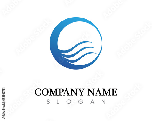 water drop Logo Template vector illustration design