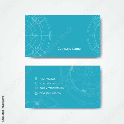 business card for the engineer