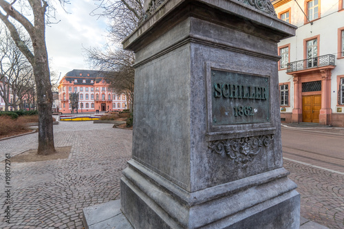 Frühling am Schillerplatz in Mainz photo