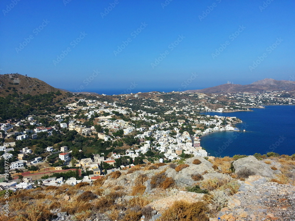 Greek island panorama