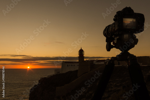 Cape St. Vincent lighthouse Cabo de Sao Vicente