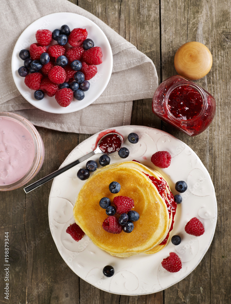 Homemade pancakes Homemade pancakes