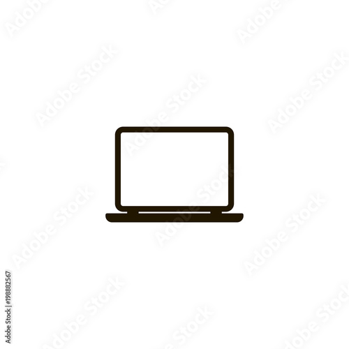 laptop icon. sign design