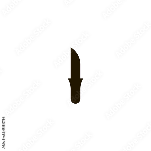 knife icon. sign design