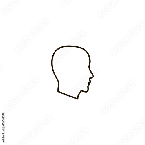 person icon. sign design
