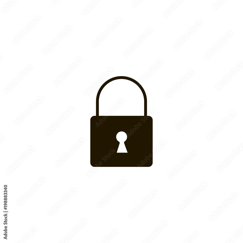 lock icon. sign design lock icon. sign design