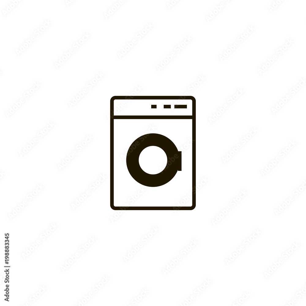 washing machine icon. sign design washing machine icon. sign design