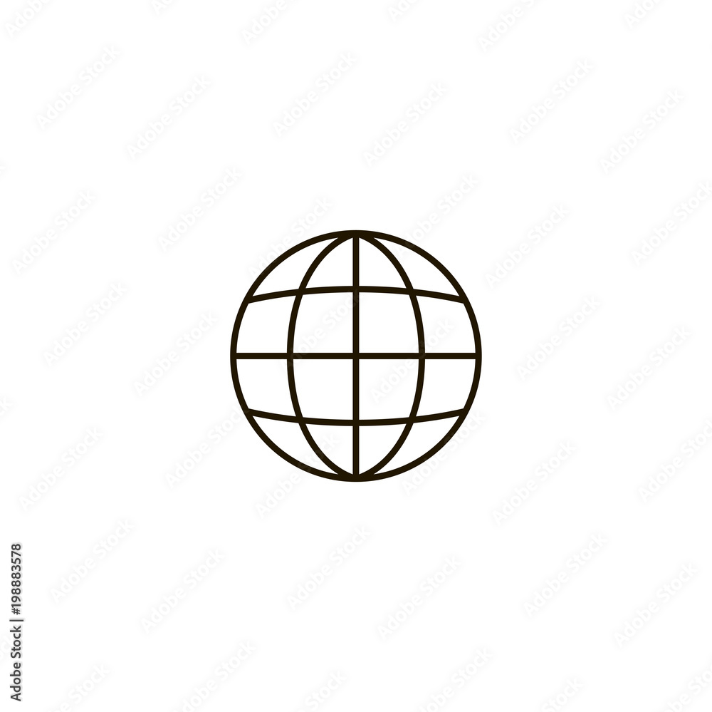 globe icon. sign design globe icon. sign design