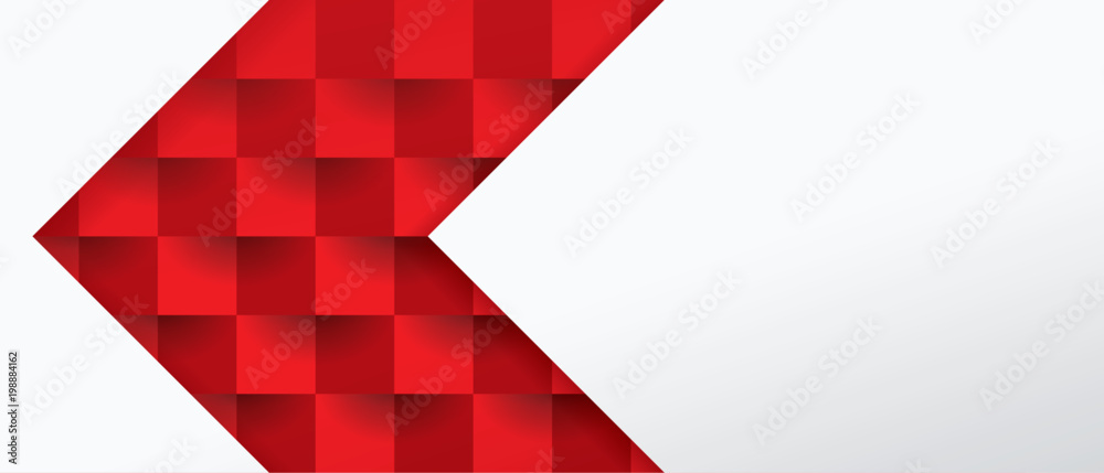 Red and white abstract background vector with blank space for text. Stock  Vector | Adobe Stock