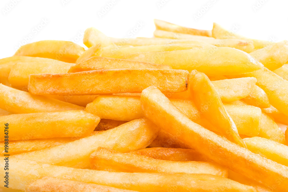 fried potatoes isolated fried potatoes isolated